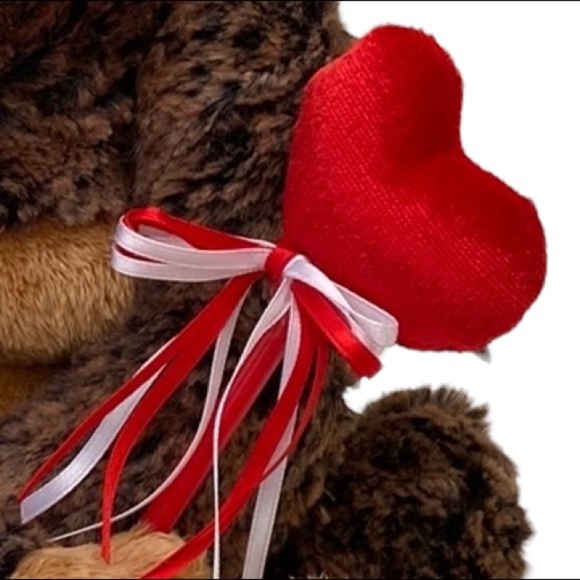 Gund Fun brown singing monkey plush toy with plush red heart Size OS - Picture 8 of 16